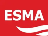 A red logo with white ESMA text